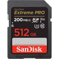 SanDisk Extreme PRO SDXC UHS-I 512GB 200MB/s V30 (SDSDXXD-512G)