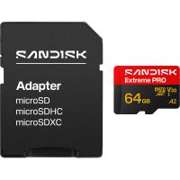 SanDisk Extreme PRO microSDXC UHS-I 64GB 200MB/s (SDSQXCU-064G-GS6MA)