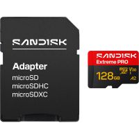 SanDisk Extreme PRO microSDXC UHS-I 128GB 250MB/s (SDSQXCJ-128G-GS6MA)