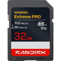 SanDisk Extreme PRO SDXC UHS-I 32GB 100MB/s V30 (SDSDXXO-032G-GSCIN)